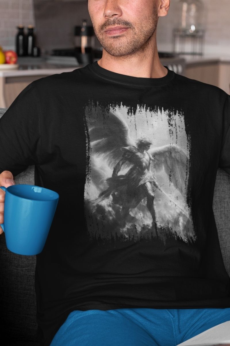 Koszulka Unisex - Michał Archanioł Black - Vera Via  zdjęcie 2