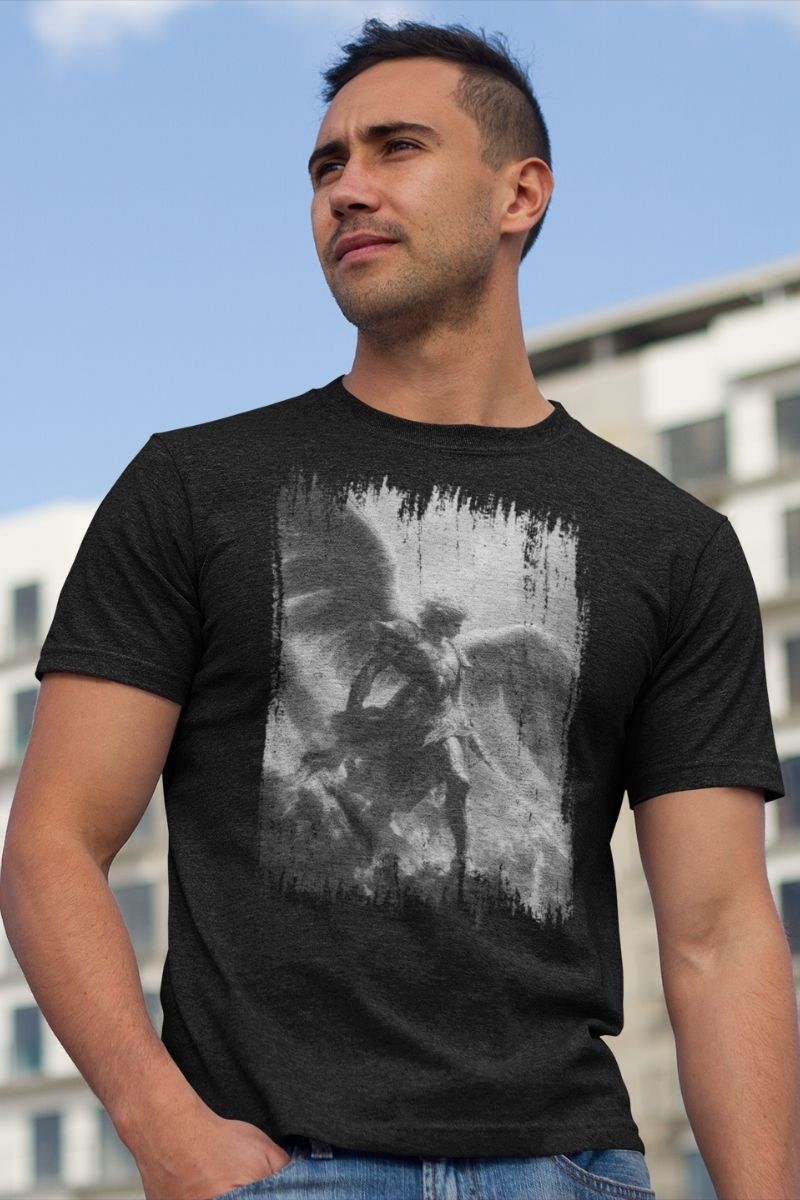 Koszulka Unisex - Michał Archanioł Black - Vera Via  zdjęcie 3