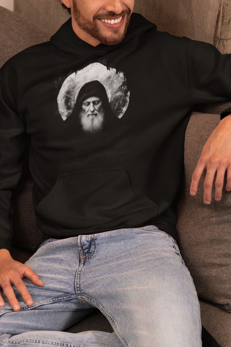 Bluza - św. Szarbel Black  - Vera Via  zdjęcie 3