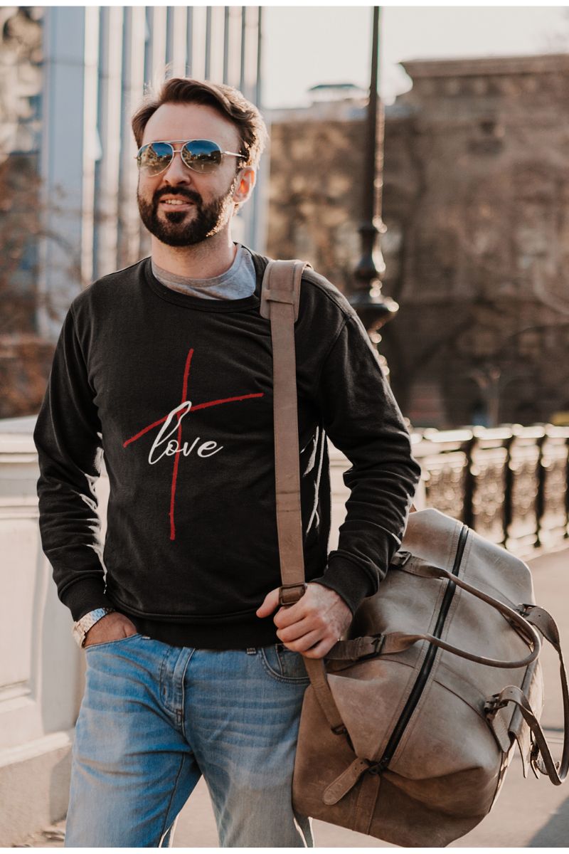 Bluza clasic  - LOVE  unisex  - Vera Via  zdjęcie 1