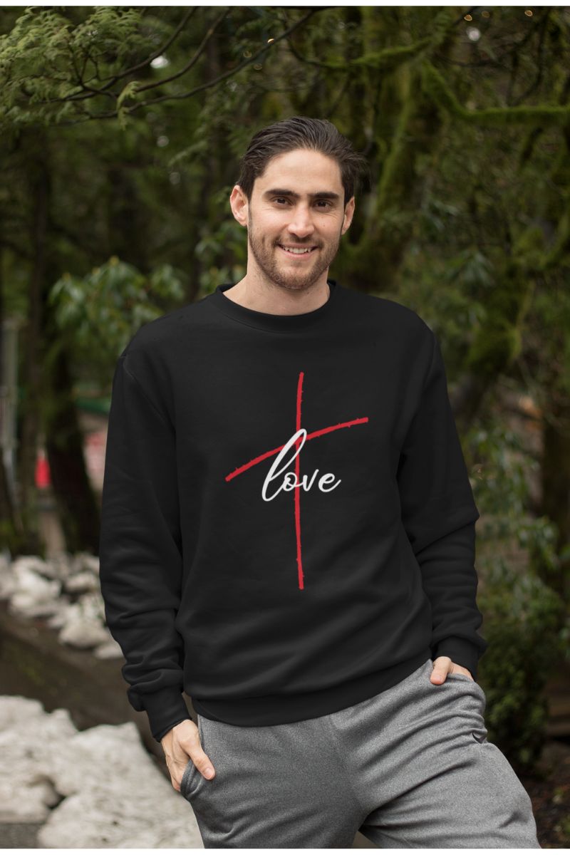 Bluza clasic  - LOVE  unisex  - Vera Via  zdjęcie 4