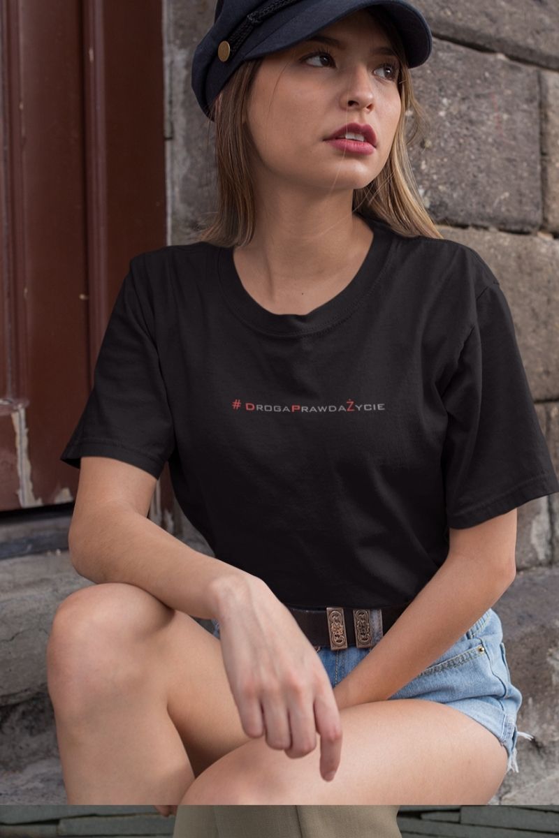 Koszulka Unisex-  Droga Prawda Życie   - Vera Via  zdjęcie 4