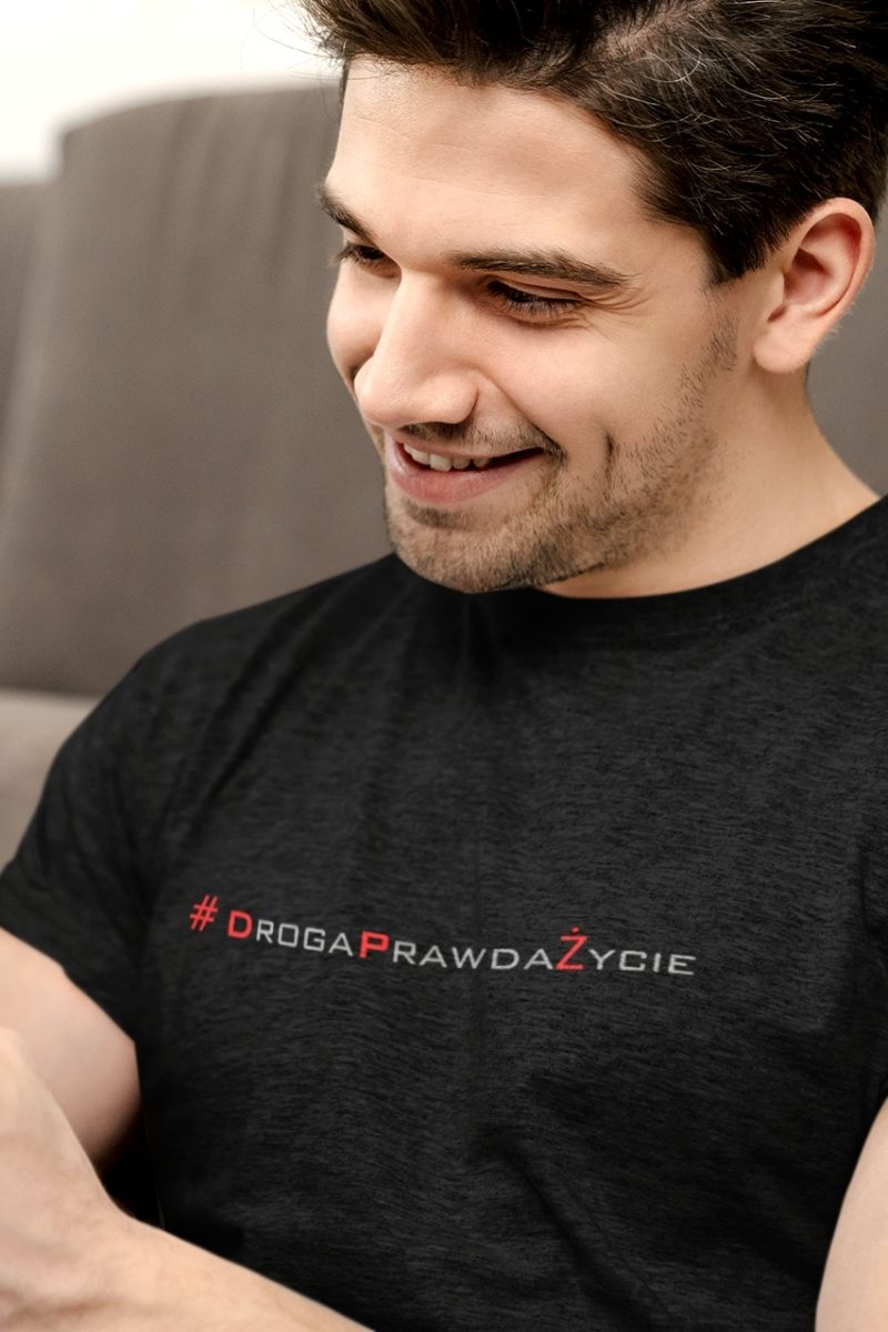 Koszulka Unisex-  Droga Prawda Życie   - Vera Via  zdjęcie 3
