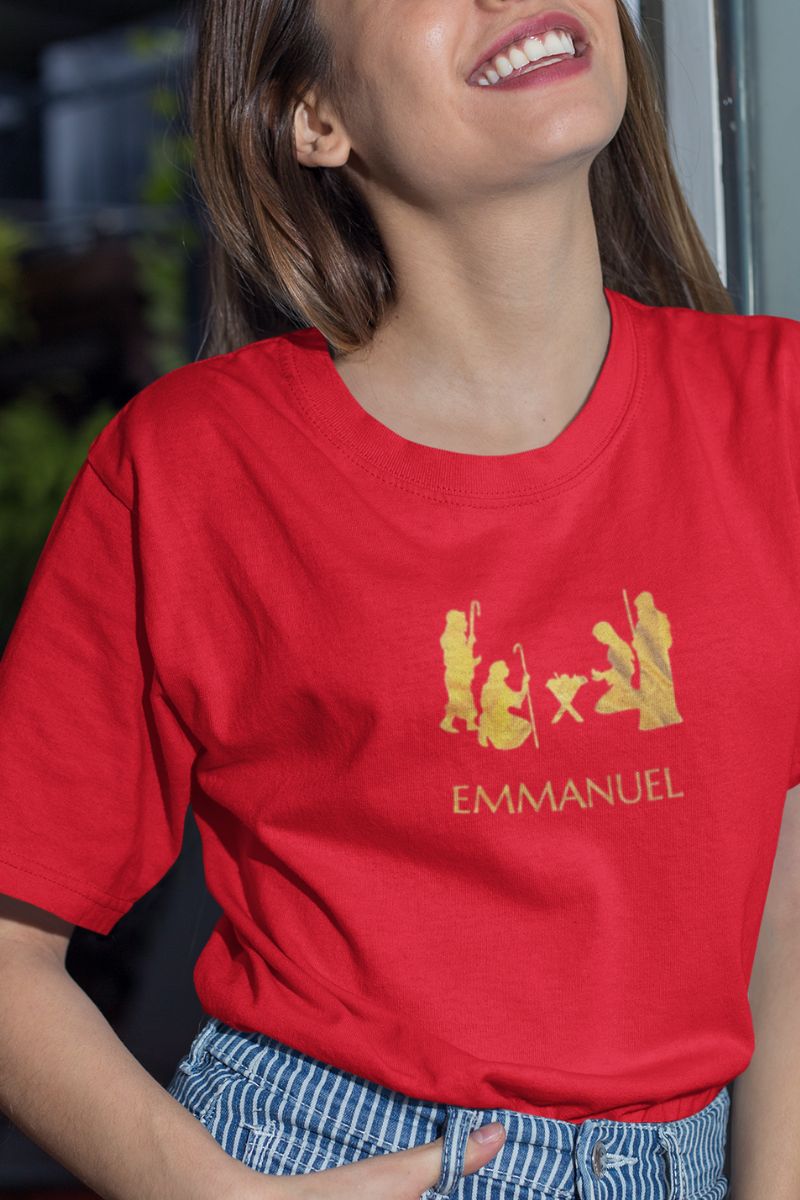 Koszulka Unisex - Boże Narodzenie -Emmanuel  - Vera Via  zdjęcie 3