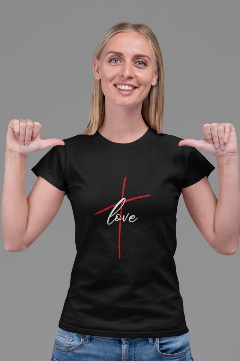 Koszulka -  LOVE damska  - Vera Via  zdjęcie 3