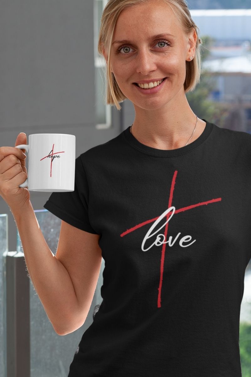 Koszulka -  LOVE damska  - Vera Via  zdjęcie 1