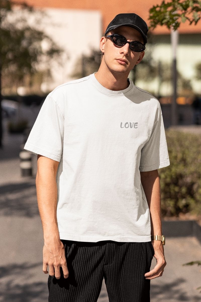 Oversize Koszulka - Faith Hope Love  - Vera Via  zdjęcie 2