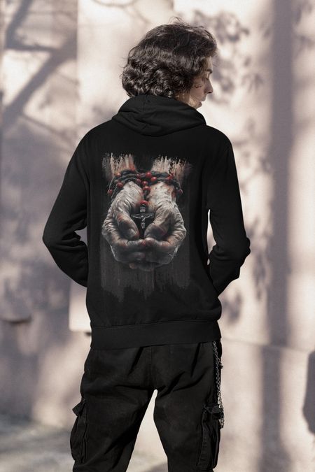 Bluza Zip  - Dłonie modlitwy i pracy 