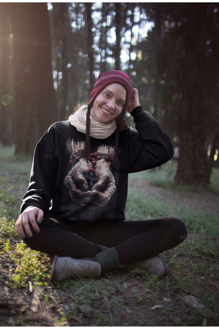 Bluza Clasic - Dłonie modlitwy i pracy 