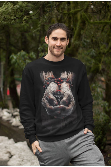 Bluza Clasic - Dłonie modlitwy i pracy 