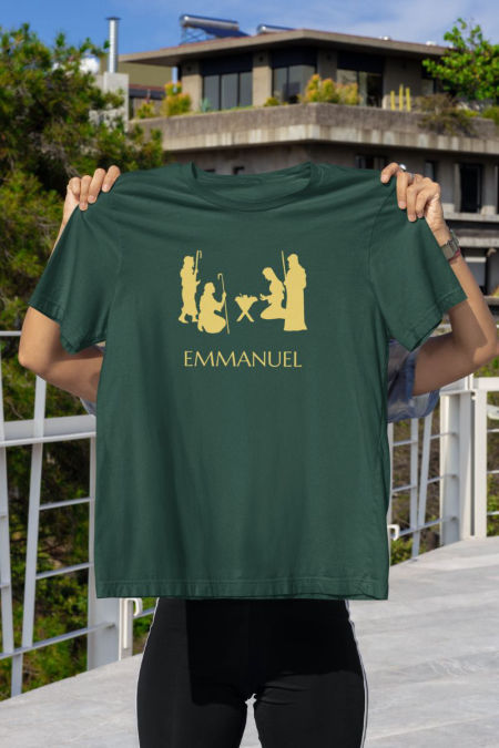 Koszulka Unisex - Boże Narodzenie -Emmanuel 
