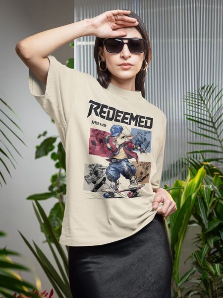  Oversize Koszulka -  Redeemed