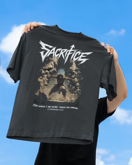  Oversize Koszulka - Sacrifice