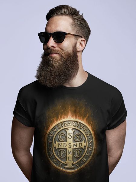 Koszulka Unisex - Krzyż Benedykta 