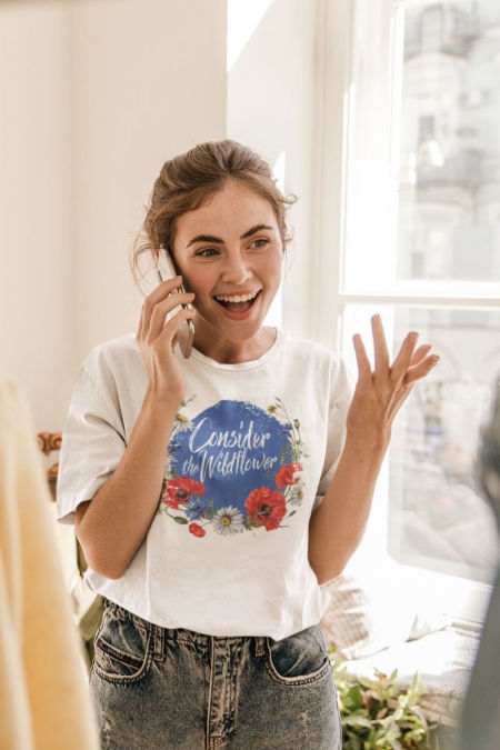 Koszulka Unisex - Bądź jak kwity 