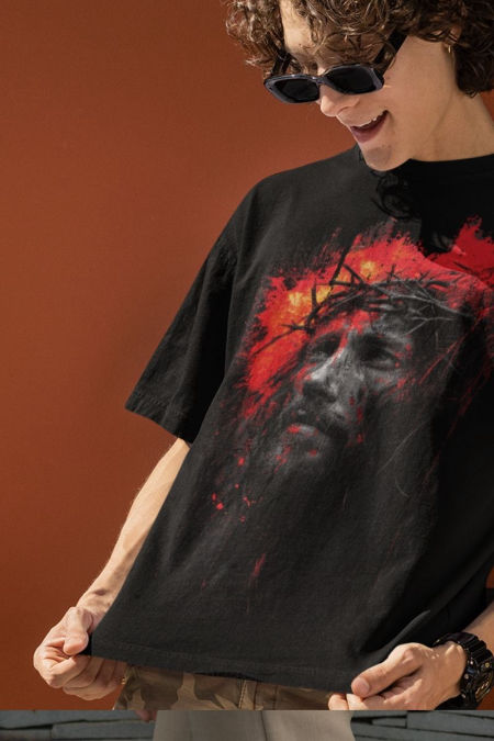 Oversize Koszulka - Oblicze Cz